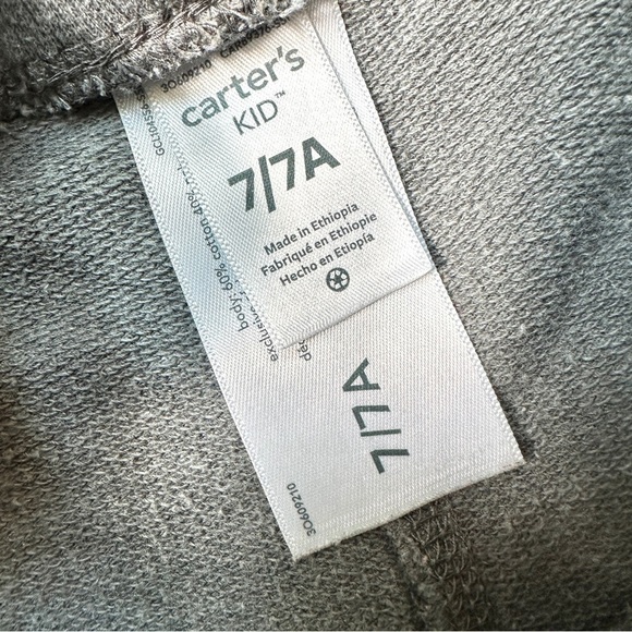 ⭐️ 5 for $25 A Set of 2 Kids' Gray and Blue Jogger Pants Size 7 - Picture 12 of 13